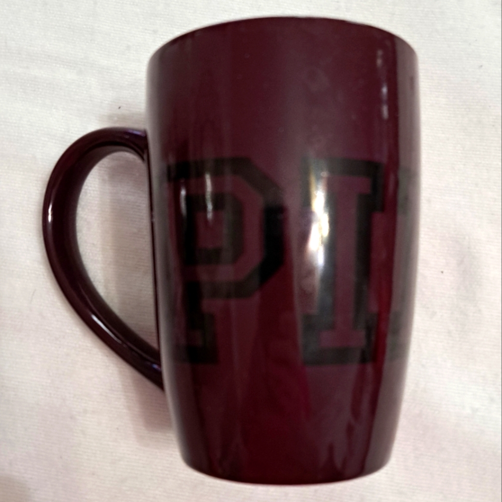 PINK Victoria's Secret Ceramic Logo Mug Ruby Wine